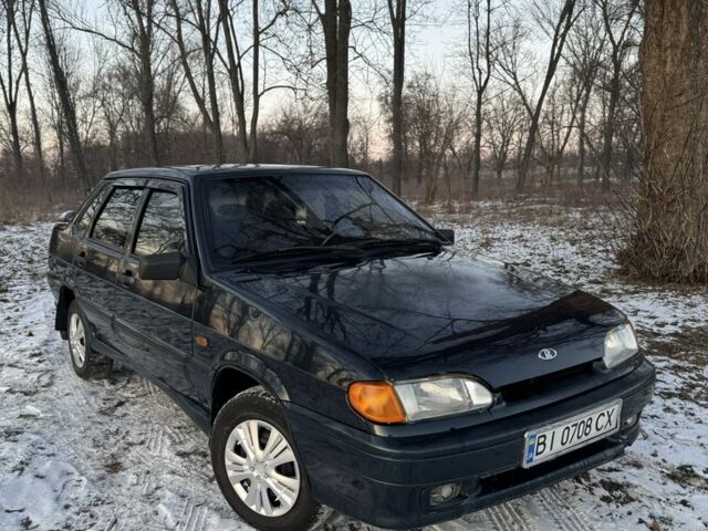 Зеленый ВАЗ 2115 Самара, объемом двигателя 1.6 л и пробегом 250 тыс. км за 2250 $, фото 1 на Automoto.ua