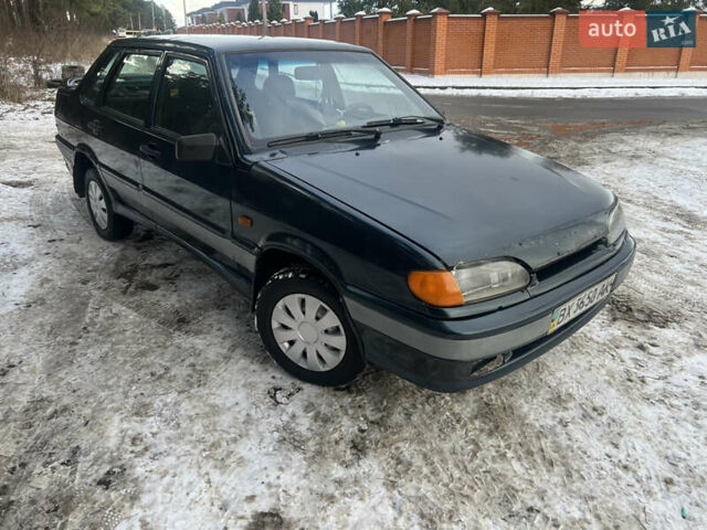 Зелений ВАЗ 2115 Самара, об'ємом двигуна 1.6 л та пробігом 230 тис. км за 1150 $, фото 1 на Automoto.ua