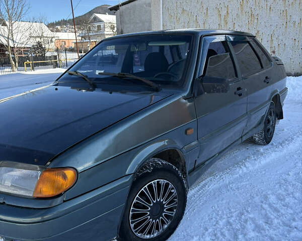 Зеленый ВАЗ 2115 Самара, объемом двигателя 1.5 л и пробегом 101 тыс. км за 1650 $, фото 1 на Automoto.ua