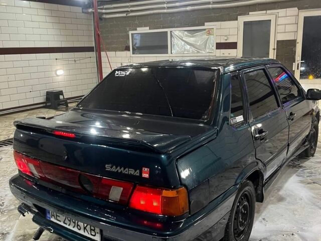Зеленый ВАЗ 2115 Самара, объемом двигателя 1.6 л и пробегом 1 тыс. км за 800 $, фото 1 на Automoto.ua