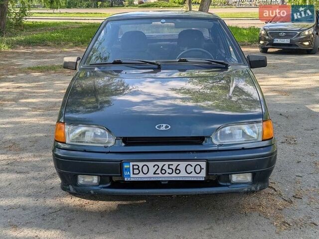Зеленый ВАЗ 2115 Самара, объемом двигателя 1.6 л и пробегом 150 тыс. км за 999 $, фото 1 на Automoto.ua
