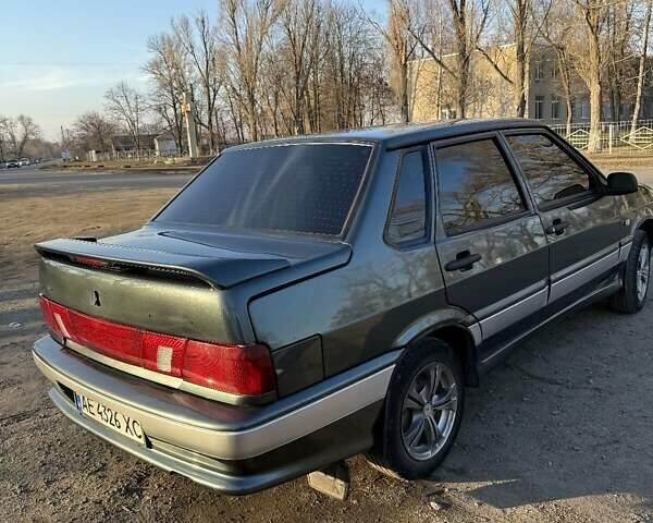 Зеленый ВАЗ 2115 Самара, объемом двигателя 1.6 л и пробегом 170 тыс. км за 2500 $, фото 1 на Automoto.ua