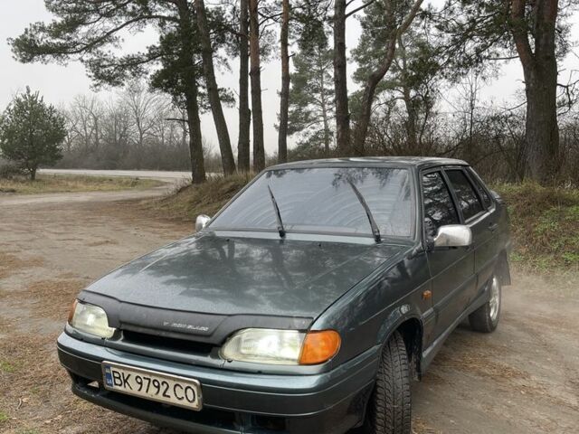 Зеленый ВАЗ 2115 Самара, объемом двигателя 1.6 л и пробегом 200 тыс. км за 1450 $, фото 1 на Automoto.ua