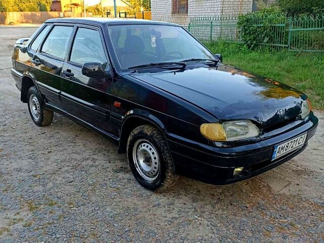 Зеленый ВАЗ 2115 Самара, объемом двигателя 1.6 л и пробегом 207 тыс. км за 1300 $, фото 1 на Automoto.ua