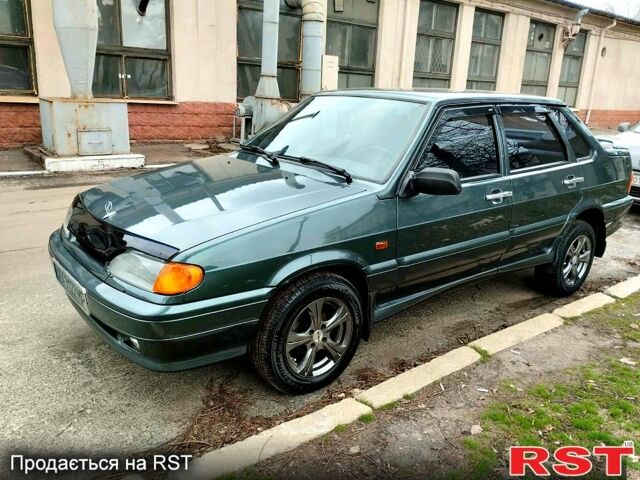 Зеленый ВАЗ 2115 Самара, объемом двигателя 1.6 л и пробегом 68 тыс. км за 3500 $, фото 1 на Automoto.ua