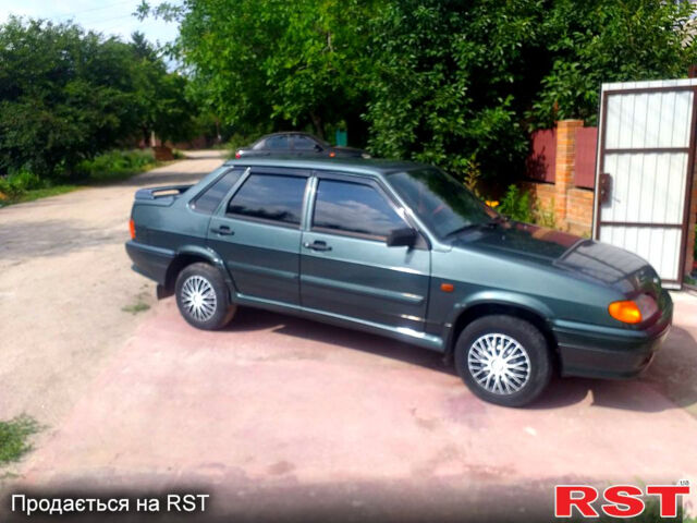 Зеленый ВАЗ 2115 Самара, объемом двигателя 1.6 л и пробегом 53 тыс. км за 3000 $, фото 1 на Automoto.ua