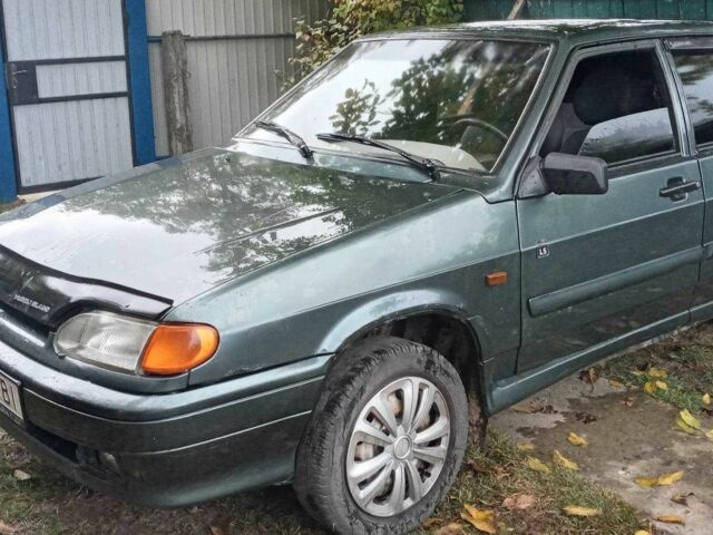 Зеленый ВАЗ 2115 Самара, объемом двигателя 1.6 л и пробегом 200 тыс. км за 1500 $, фото 1 на Automoto.ua