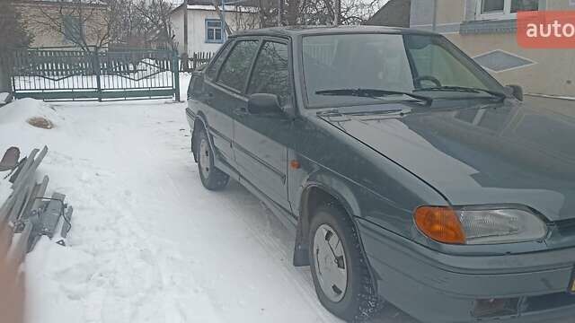 Зеленый ВАЗ 2115 Самара, объемом двигателя 1.6 л и пробегом 173 тыс. км за 1350 $, фото 1 на Automoto.ua