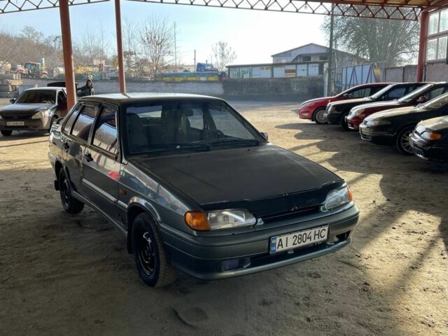 Зеленый ВАЗ 2115 Самара, объемом двигателя 1.6 л и пробегом 155 тыс. км за 714 $, фото 1 на Automoto.ua