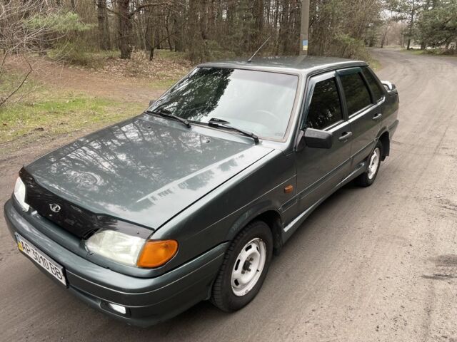 Зеленый ВАЗ 2115 Самара, объемом двигателя 1.6 л и пробегом 160 тыс. км за 2400 $, фото 1 на Automoto.ua