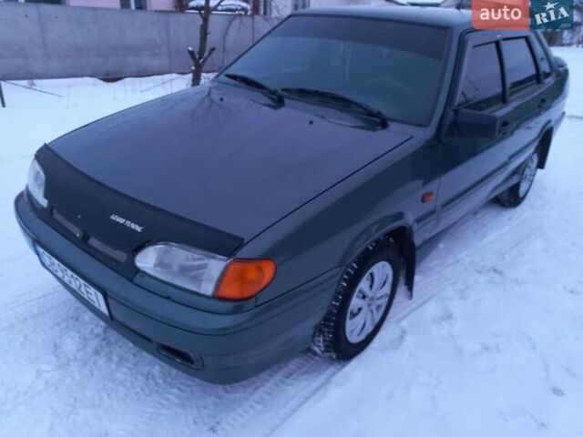 Зелений ВАЗ 2115 Самара, об'ємом двигуна 1.6 л та пробігом 210 тис. км за 2100 $, фото 1 на Automoto.ua