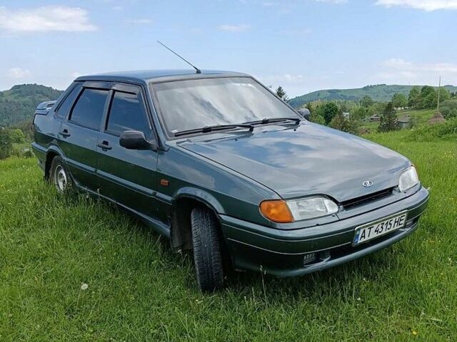 Зеленый ВАЗ 2115 Самара, объемом двигателя 1.6 л и пробегом 100 тыс. км за 1700 $, фото 1 на Automoto.ua