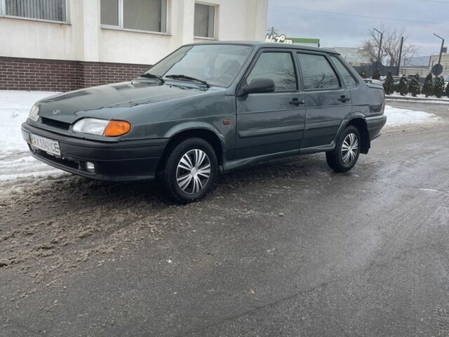 Зеленый ВАЗ 2115 Самара, объемом двигателя 1.6 л и пробегом 303 тыс. км за 1450 $, фото 1 на Automoto.ua