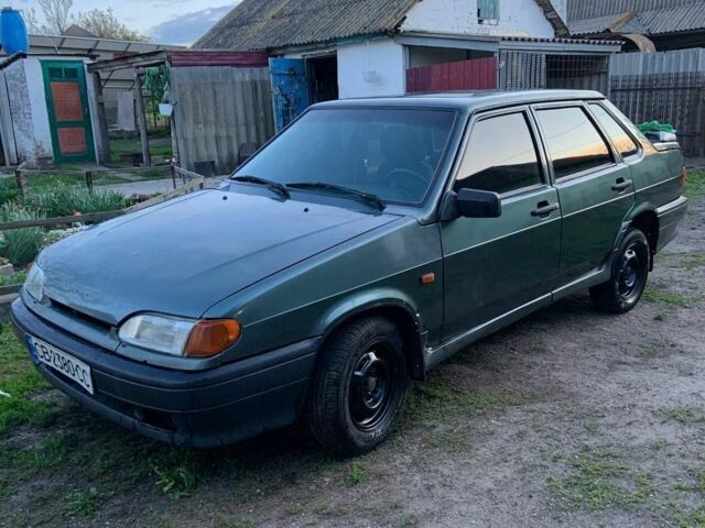 Зеленый ВАЗ 2115 Самара, объемом двигателя 1 л и пробегом 250 тыс. км за 1550 $, фото 1 на Automoto.ua