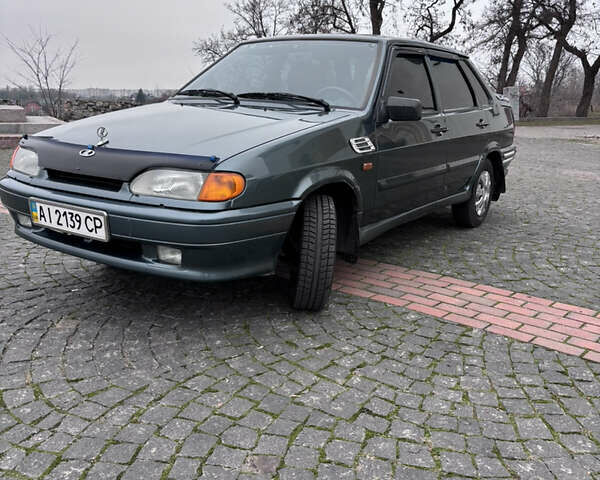 Зеленый ВАЗ 2115 Самара, объемом двигателя 1.6 л и пробегом 36 тыс. км за 4350 $, фото 1 на Automoto.ua