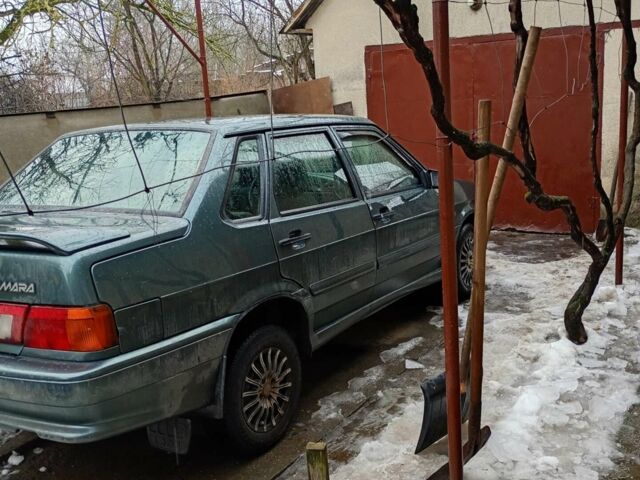 Зеленый ВАЗ 2115 Самара, объемом двигателя 1.6 л и пробегом 186 тыс. км за 2400 $, фото 1 на Automoto.ua