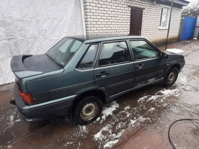 Зеленый ВАЗ 2115 Самара, объемом двигателя 1.6 л и пробегом 165 тыс. км за 2800 $, фото 1 на Automoto.ua