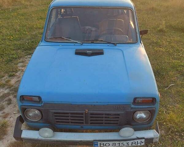 Синий ВАЗ 2121 Нива, объемом двигателя 1.57 л и пробегом 200 тыс. км за 1700 $, фото 1 на Automoto.ua
