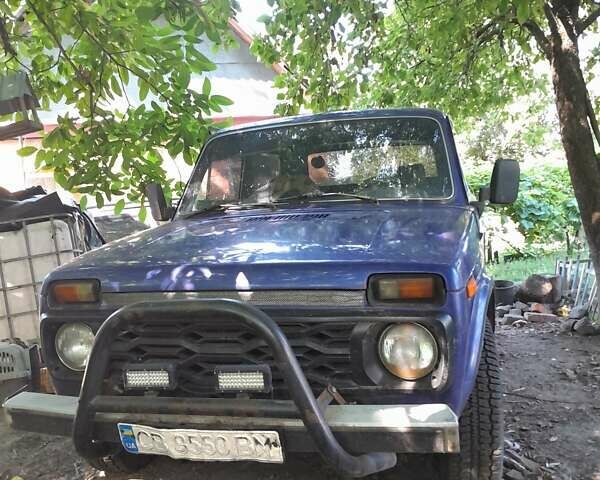 Синий ВАЗ 2121 Нива, объемом двигателя 1.6 л и пробегом 100 тыс. км за 2100 $, фото 1 на Automoto.ua