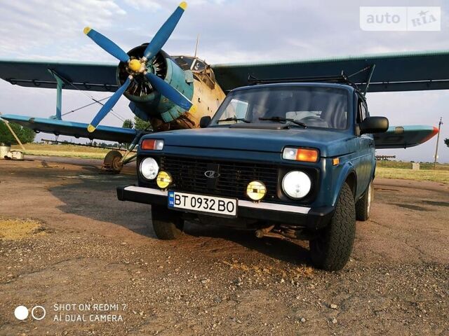 Синий ВАЗ 2121 Нива, объемом двигателя 1.7 л и пробегом 120 тыс. км за 4500 $, фото 1 на Automoto.ua