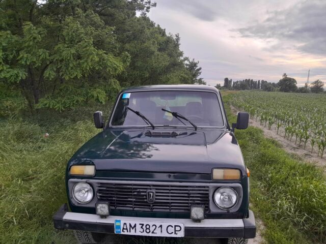 Зеленый ВАЗ 21213 Niva, объемом двигателя 1.7 л и пробегом 100 тыс. км за 1500 $, фото 1 на Automoto.ua