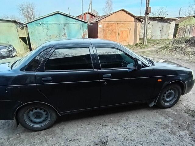 Черный ВАЗ 2170 Priora, объемом двигателя 1.6 л и пробегом 248 тыс. км за 2650 $, фото 1 на Automoto.ua