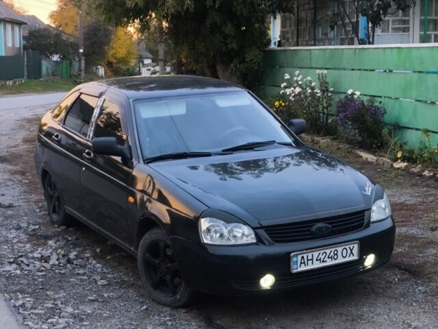 Чорний ВАЗ 2170 Priora, об'ємом двигуна 1.6 л та пробігом 170 тис. км за 1704 $, фото 1 на Automoto.ua