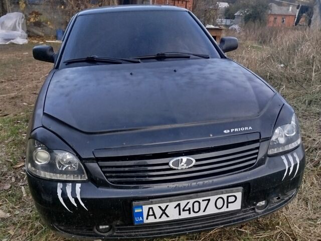 Чорний ВАЗ 2170 Priora, об'ємом двигуна 1.6 л та пробігом 390 тис. км за 1309 $, фото 1 на Automoto.ua