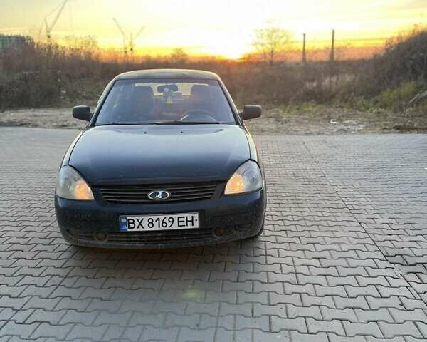 Чорний ВАЗ 2170 Priora, об'ємом двигуна 1.6 л та пробігом 250 тис. км за 1650 $, фото 1 на Automoto.ua