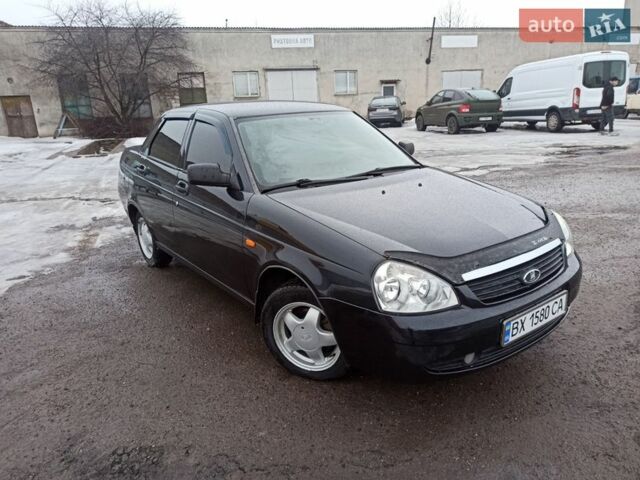 Чорний ВАЗ 2170 Priora, об'ємом двигуна 1.6 л та пробігом 208 тис. км за 1999 $, фото 1 на Automoto.ua