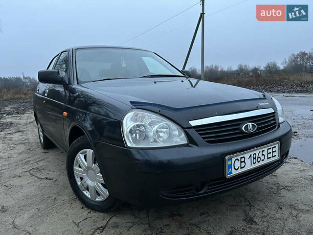 Черный ВАЗ 2170 Priora, объемом двигателя 1.6 л и пробегом 200 тыс. км за 2500 $, фото 1 на Automoto.ua