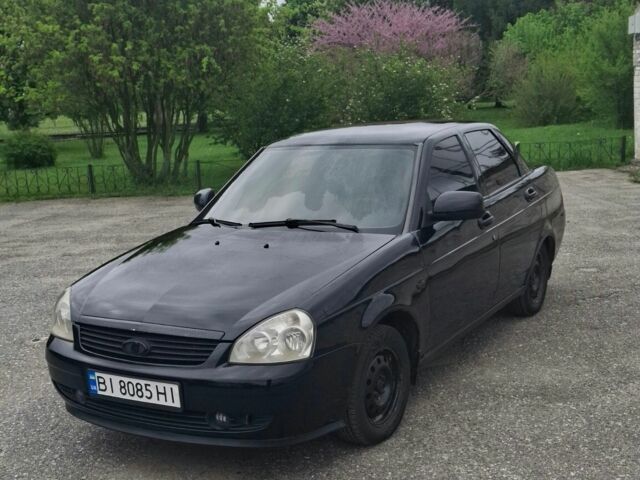 Чорний ВАЗ 2170 Priora, об'ємом двигуна 1.6 л та пробігом 176 тис. км за 2600 $, фото 1 на Automoto.ua