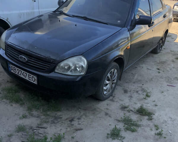 Черный ВАЗ 2170 Priora, объемом двигателя 1.6 л и пробегом 345 тыс. км за 1350 $, фото 1 на Automoto.ua