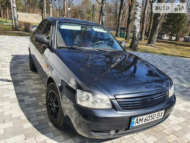 Чорний ВАЗ 2170 Priora, об'ємом двигуна 1.6 л та пробігом 104 тис. км за 4100 $, фото 1 на Automoto.ua