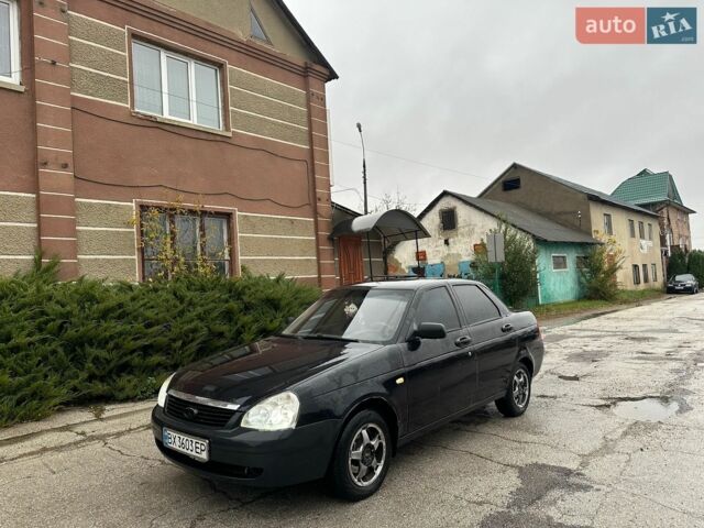 Чорний ВАЗ 2170 Priora, об'ємом двигуна 1.6 л та пробігом 250 тис. км за 1600 $, фото 1 на Automoto.ua
