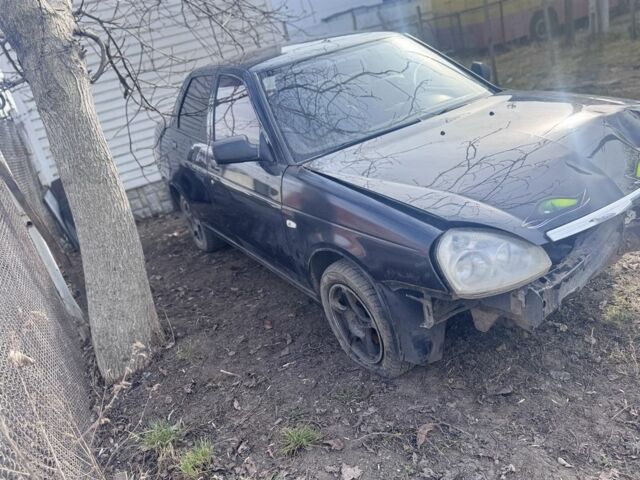 Чорний ВАЗ 2170 Priora, об'ємом двигуна 1.6 л та пробігом 195 тис. км за 699 $, фото 1 на Automoto.ua