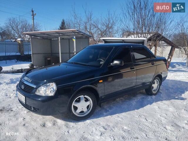 Черный ВАЗ 2170 Priora, объемом двигателя 1.6 л и пробегом 64 тыс. км за 3950 $, фото 1 на Automoto.ua