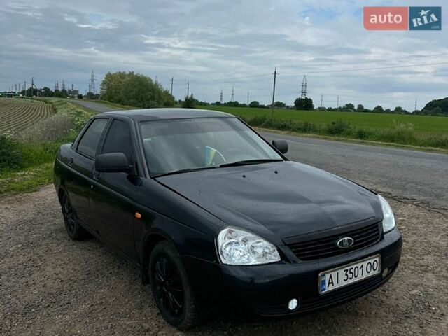 Чорний ВАЗ 2170 Priora, об'ємом двигуна 1.6 л та пробігом 270 тис. км за 1400 $, фото 1 на Automoto.ua