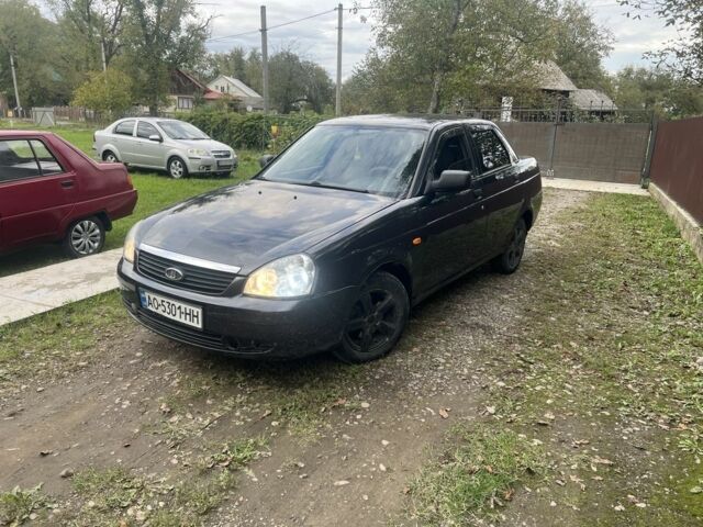 Чорний ВАЗ 2170 Priora, об'ємом двигуна 1.6 л та пробігом 150 тис. км за 1250 $, фото 1 на Automoto.ua