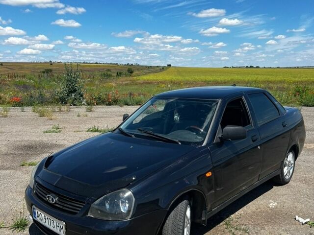 Чорний ВАЗ 2170 Priora, об'ємом двигуна 1.6 л та пробігом 225 тис. км за 2300 $, фото 1 на Automoto.ua