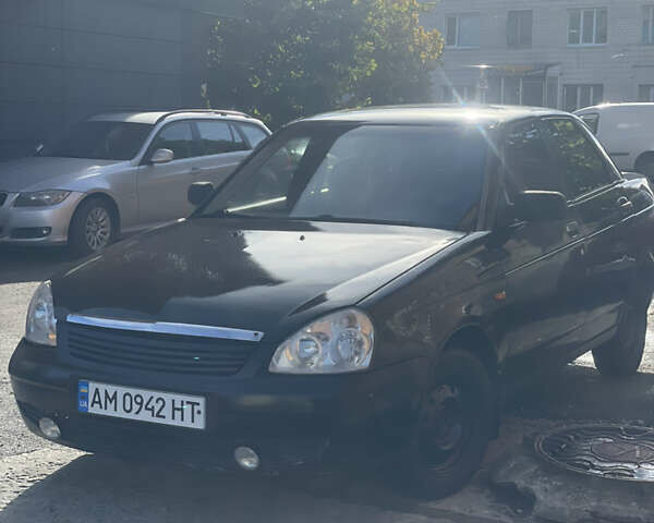 Черный ВАЗ 2170 Priora, объемом двигателя 1.6 л и пробегом 230 тыс. км за 1699 $, фото 1 на Automoto.ua