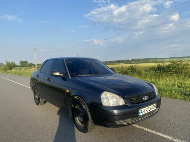 Черный ВАЗ 2170 Priora, объемом двигателя 1.6 л и пробегом 186 тыс. км за 2200 $, фото 1 на Automoto.ua