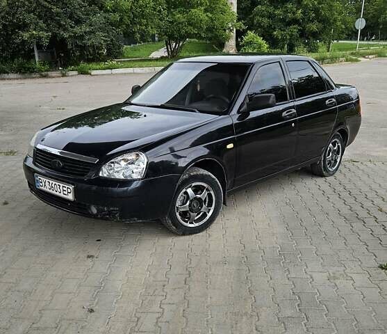 Черный ВАЗ 2170 Priora, объемом двигателя 1.6 л и пробегом 200 тыс. км за 1601 $, фото 1 на Automoto.ua