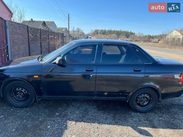 Черный ВАЗ 2170 Priora, объемом двигателя 1.6 л и пробегом 342 тыс. км за 1950 $, фото 1 на Automoto.ua