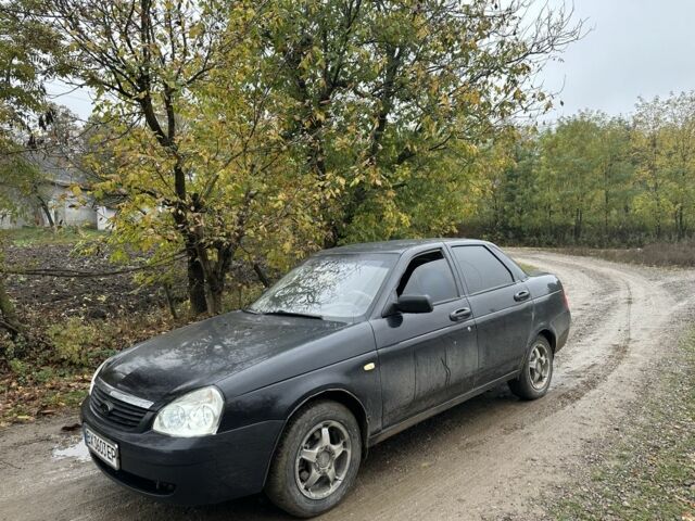 Черный ВАЗ 2170 Priora, объемом двигателя 1.6 л и пробегом 200 тыс. км за 1599 $, фото 1 на Automoto.ua
