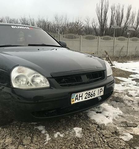 Черный ВАЗ 2170 Priora, объемом двигателя 1.6 л и пробегом 148 тыс. км за 2650 $, фото 1 на Automoto.ua