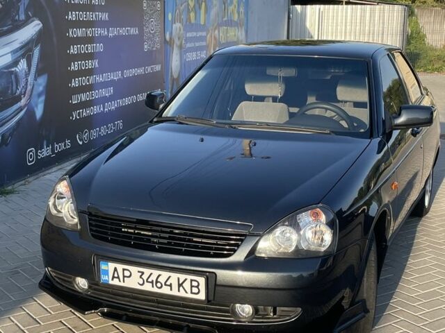 Черный ВАЗ 2170 Priora, объемом двигателя 1.6 л и пробегом 106 тыс. км за 4000 $, фото 1 на Automoto.ua
