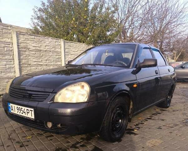 Черный ВАЗ 2170 Priora, объемом двигателя 1.6 л и пробегом 220 тыс. км за 2200 $, фото 1 на Automoto.ua