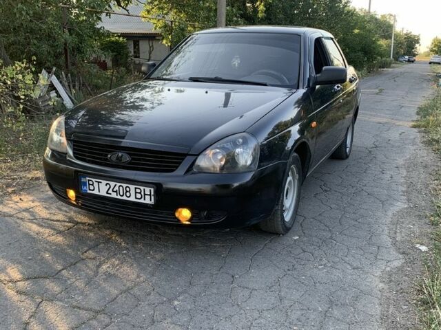 Черный ВАЗ 2170 Priora, объемом двигателя 1.6 л и пробегом 175 тыс. км за 1998 $, фото 1 на Automoto.ua