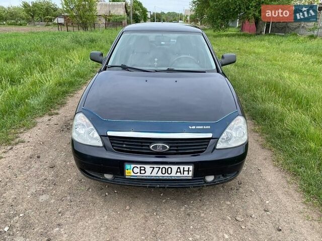 Черный ВАЗ 2170 Priora, объемом двигателя 1.6 л и пробегом 309 тыс. км за 2300 $, фото 1 на Automoto.ua